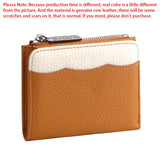 Royal Bagger RFID Blocking Short Wallet, Genuine Leather Multi-card Slots Credit Card Holder, Coin Purse for Daily Use 1888