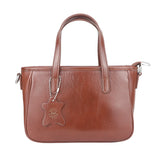 Royal Bagger Top-Handle Bags for Women, Genuine Leather Crossbody Bag, Fashion Retro Shoulder Purse, Large Capacity Handbag 1831
