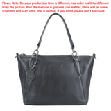 Royal Bagger Genuine Leather Tote Shoulder Bag, Fashionable Casual Crossbody Purse, Elegant Handbag for Women 1752