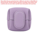 Royal Bagger Mini Lychee Pattern Coin Purse, Solid Color Buckle Key Earphone Storage Bag, Casual Change Pouch for Daily Use 1603