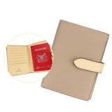 Royal Bagger Travel Passport Holder for Women Men Genuine Cow Leather Fashion Wallet Purse Large Capacity Card Holders 1479